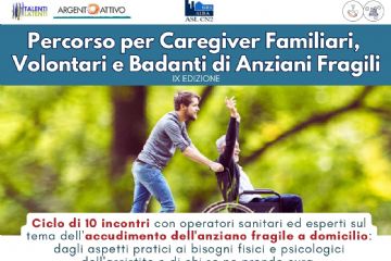 Percorso Formativo per Caregiver Familiari, Volontari e Badanti di Anziani Fragili